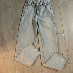 AMERICAN EAGLE Strigid Highest Rise Baggy Straight size 000 Reg